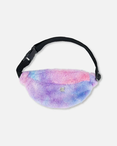 Multicolor Faux Fur Fanny Bag