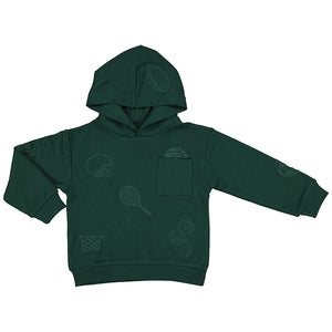 Alpine Green Sports Hoodie