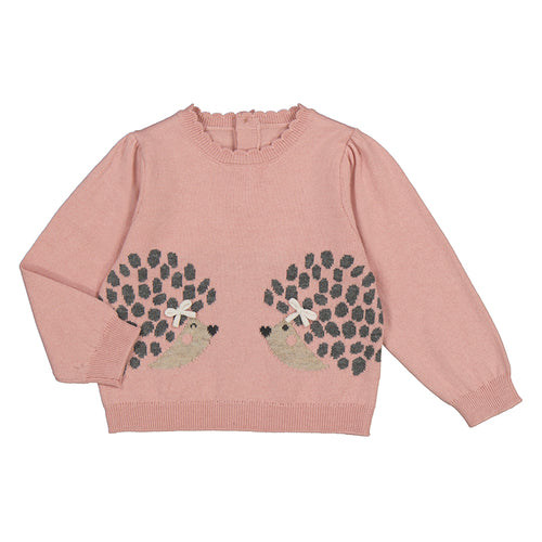 Blush Baby Hedgehog Sweater