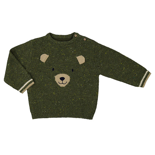 Forest Mix Baby Bear Sweater