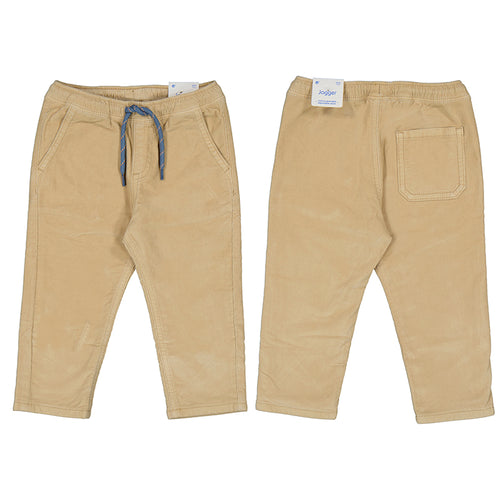 Almond Microcord Baby Trouser