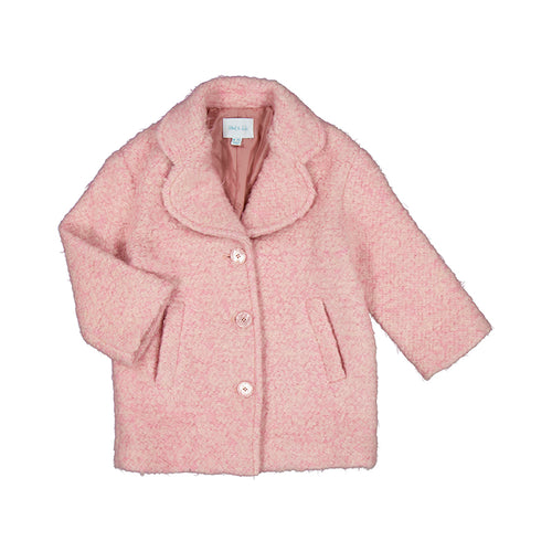 Pink Shearling Coat