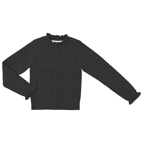 Black Knitted Sweater