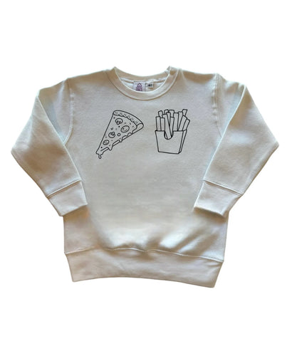 Pizza Fries Icon Crewneck Sweatshirt