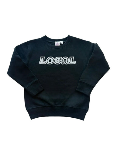 Black Local Crewneck Sweatshirt