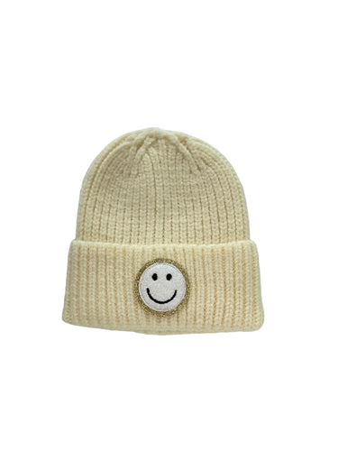 Smiley Patch Beanie