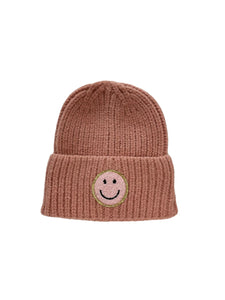 Smiley Patch Beanie