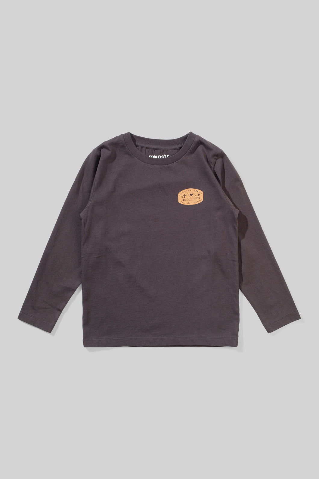 Soft Black Island Long Sleeve Tee