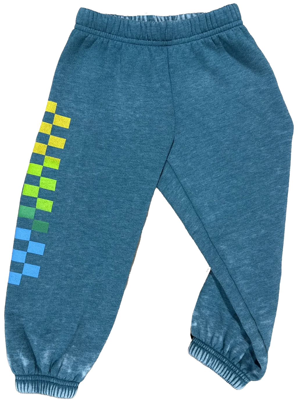 Green Rainbow Checker Nevermind Sweatpants