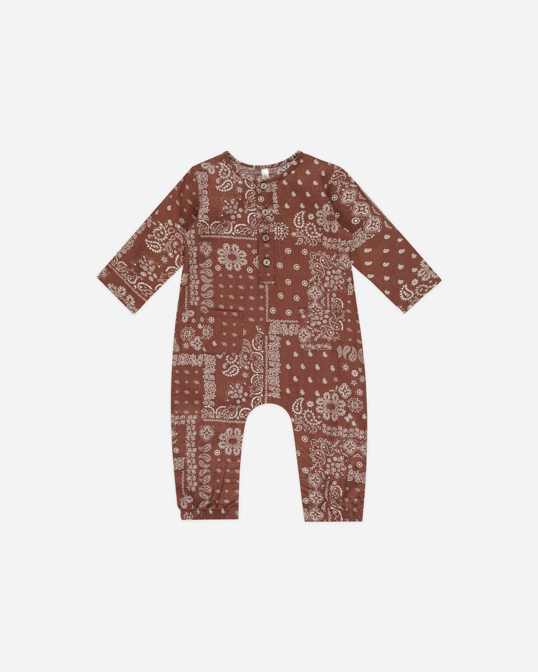 Brick Bandana Woven Jumpsuit