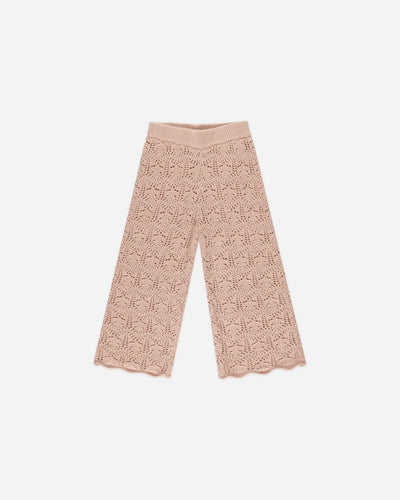 Rose Crochet Knit Pant