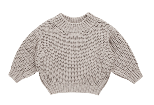 Fog Chunky Knit Sweater