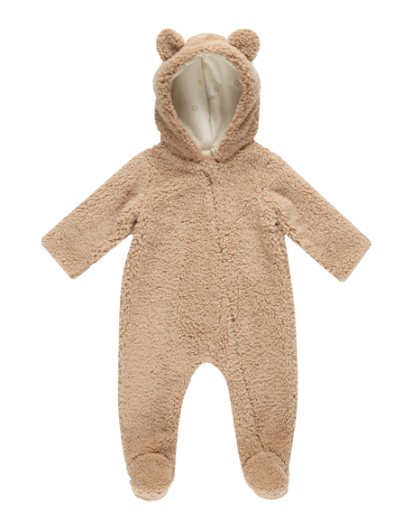 Beige Bear Jumpsuit