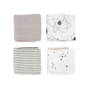 Planetary Cotton Muslin Squares 4 Pack