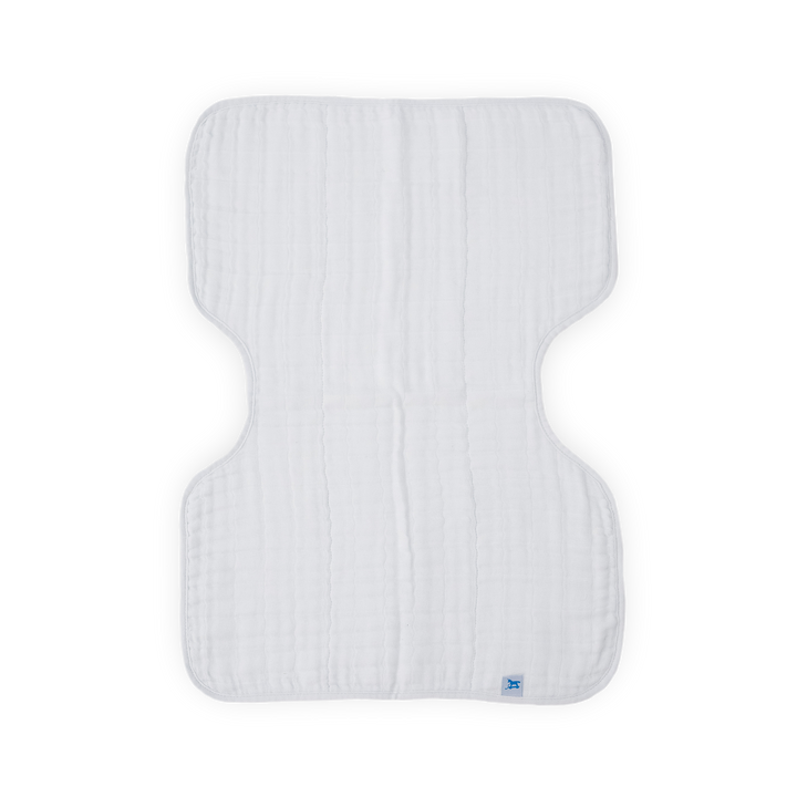 White Muslin Burp Cloth