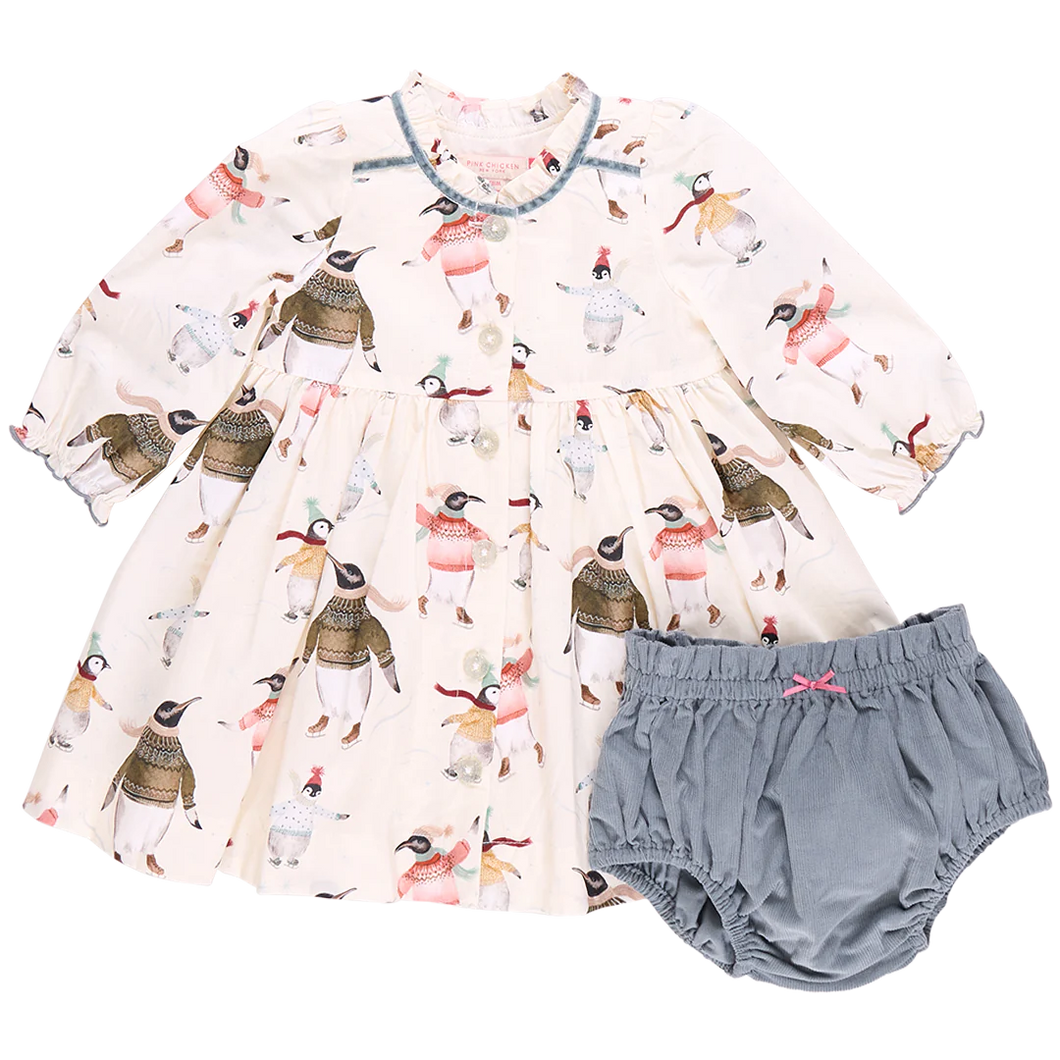 Penguins on Ice Charlie Dress Set