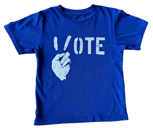 Blue Peace Vote Shirt