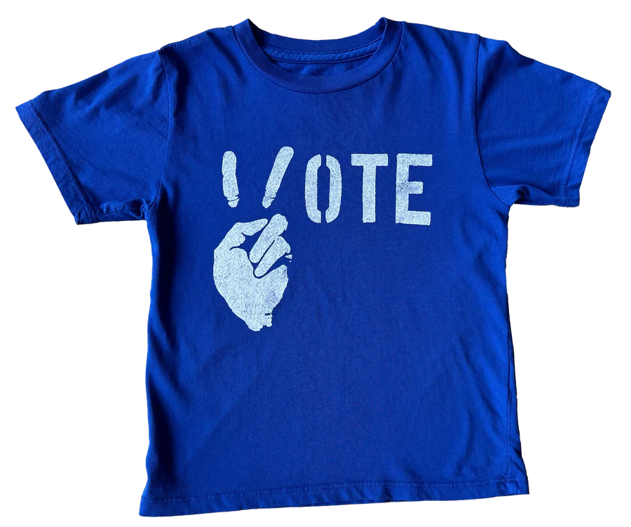 Blue Peace Vote Shirt