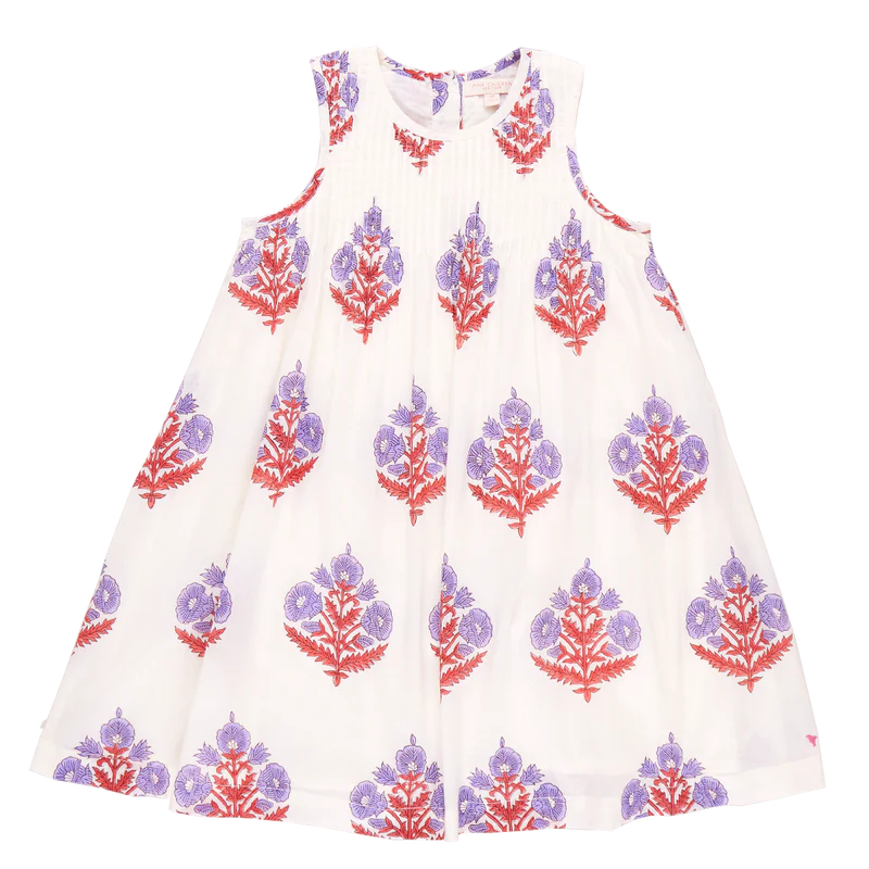 Lavender Bellflower Jaipur Dress