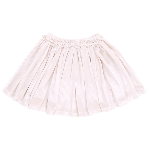 Snow White Velour Gianna Skirt