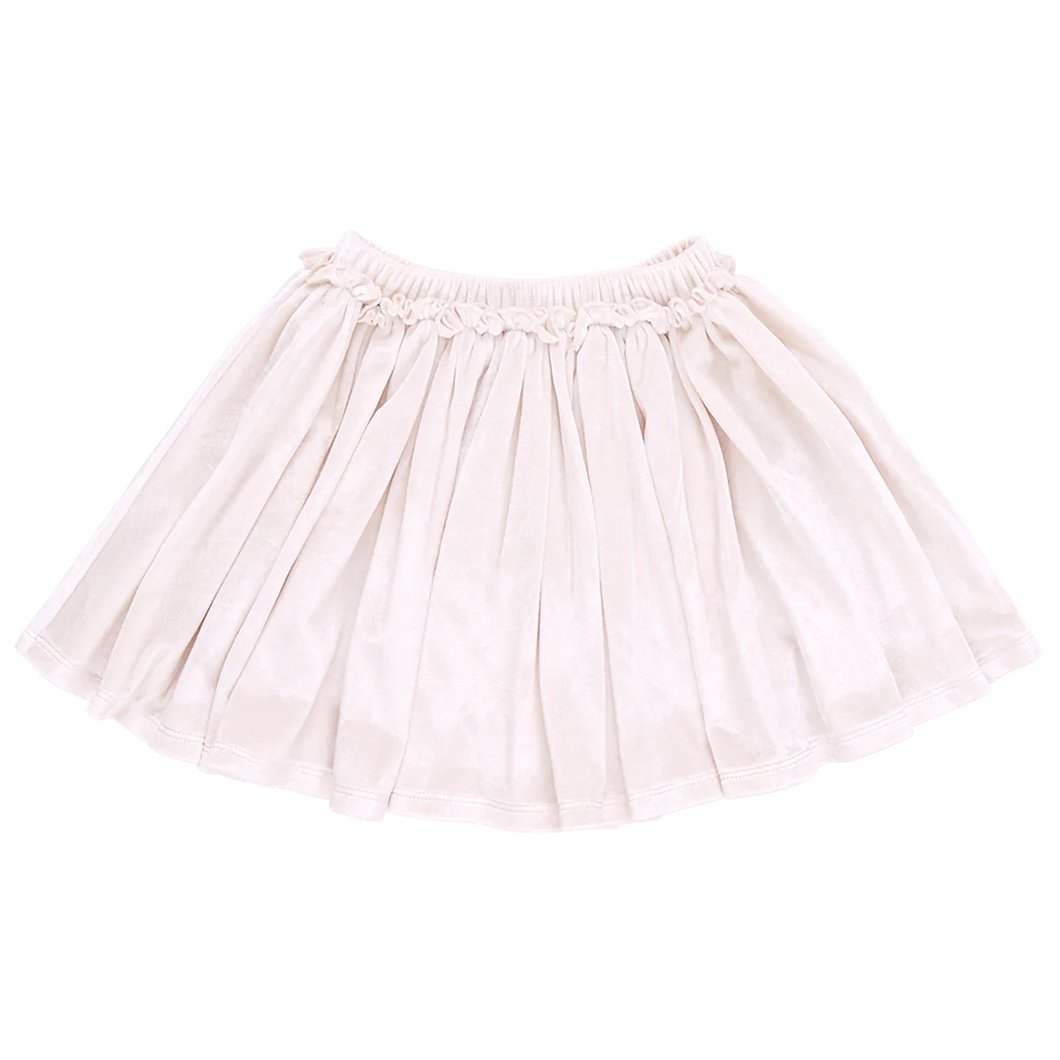 Snow White Velour Gianna Skirt