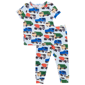 Dump Trucks Bamboo PJ Set