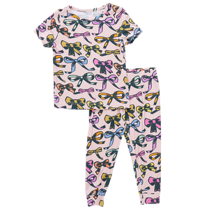 Multi Bows Bamboo PJ Set