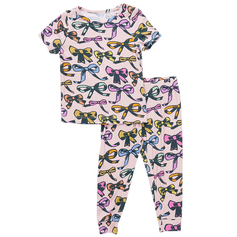 Multi Bows Bamboo PJ Set