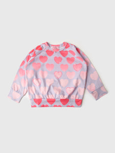 All Over Heart Sweatshirt