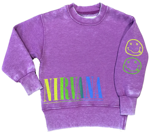 Nirvana Plum Crewneck