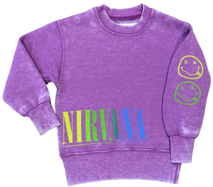 Nirvana Plum Crewneck