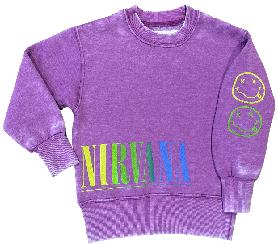 Nirvana Plum Crewneck