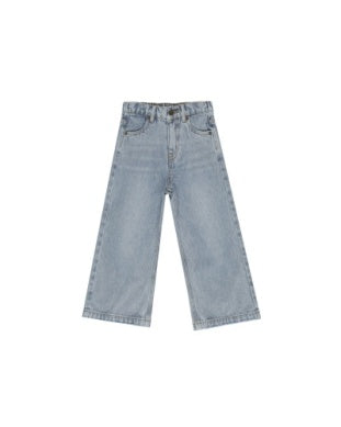 Light Washed Straight Leg Denim Pant