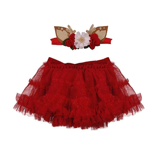 Skirt And Diadem Baby Set