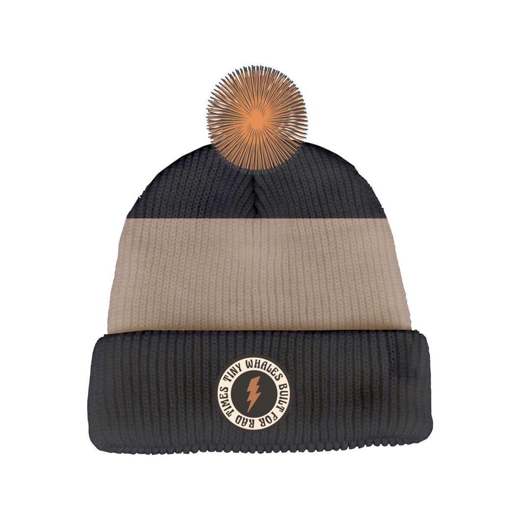 Clay & Black Tread Lightly Beanie