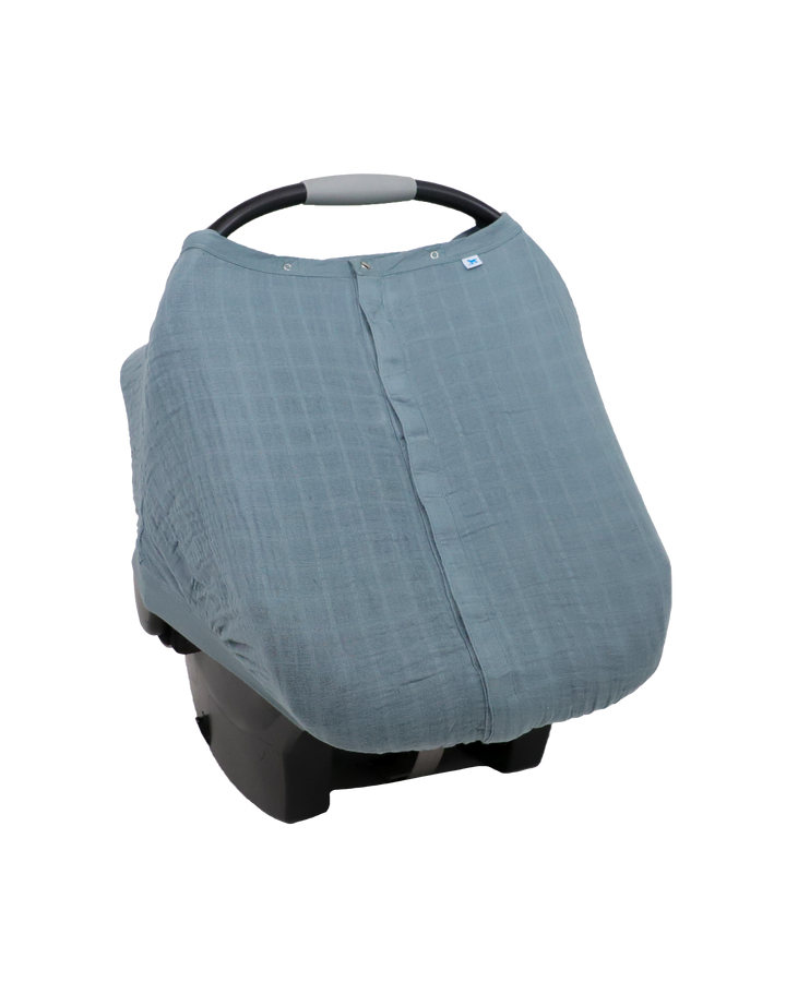 Sea Cotton Muslin Car Seat Canopy