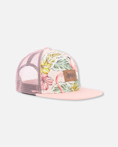 Printed Flamingo Cap