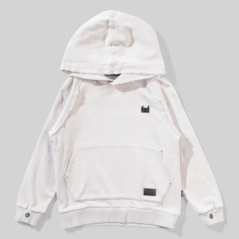 Mineral Grey Checkmate Hoodie