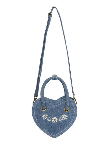 Indigo Heart Purse