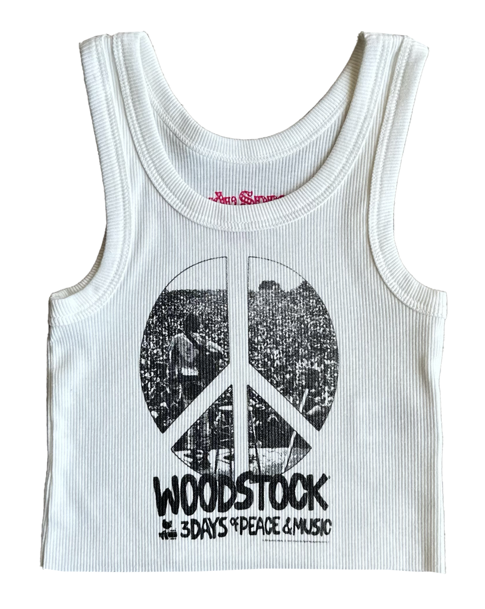 Woodstock Peace Sign Tank