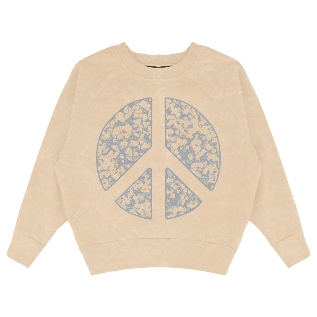 Peace Daisies Boxy Sweatshirt