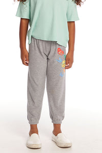 Heather Grey Butterfly Pant