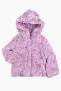 Pink Mousse Cleo Faux Fur Coat